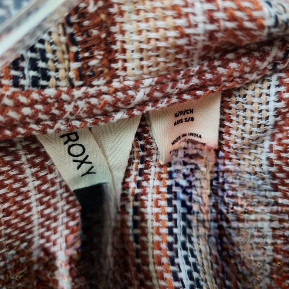 New - Roxy Lightweight Pink and Peach Striped Hoodie - Small - Never Worn - Picture 3 of 3